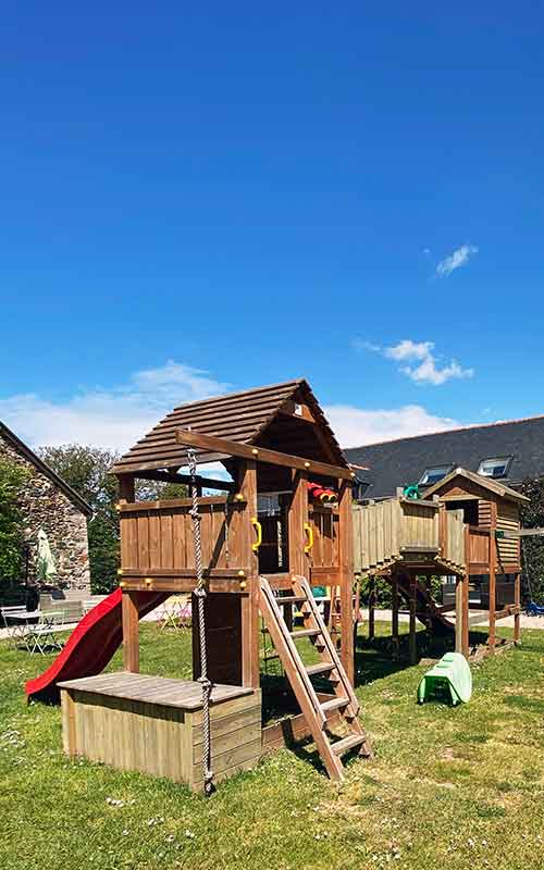 Childrens play area at the gites